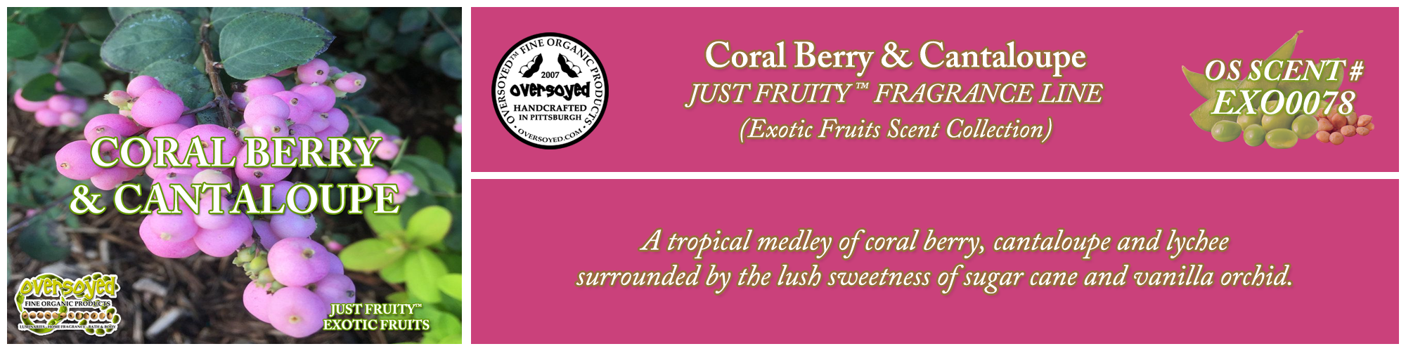Coral Berry & Cantaloupe Handcrafted Products Collection