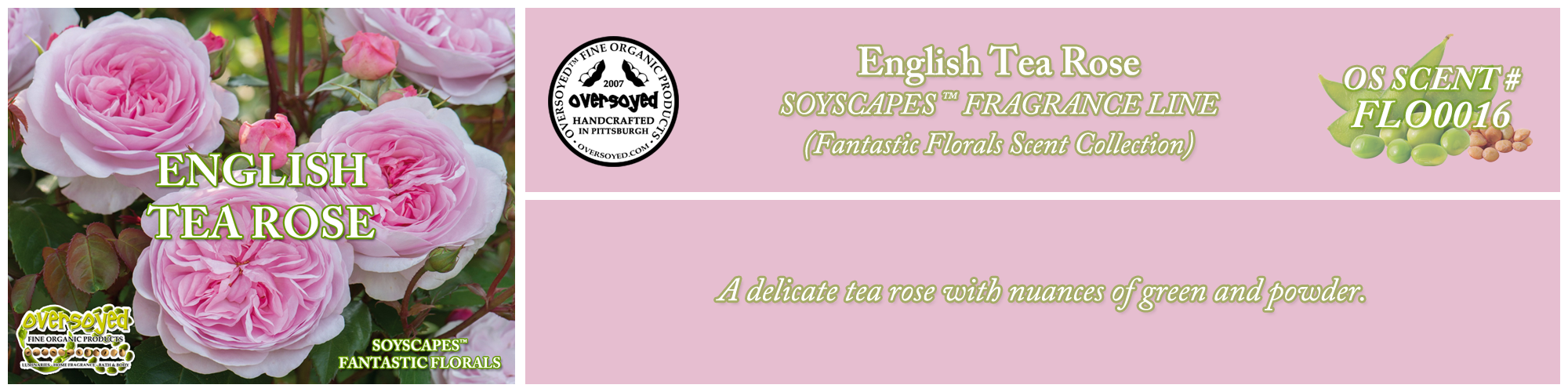 English Tea Rose Handcrafted Products Collection