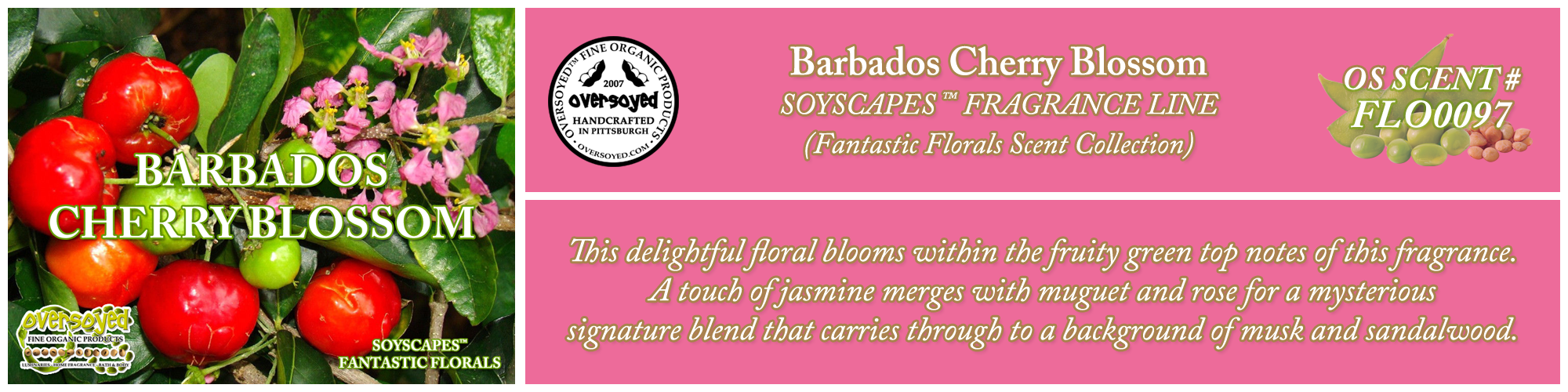 Barbados Cherry Blossom Handcrafted Products Collection