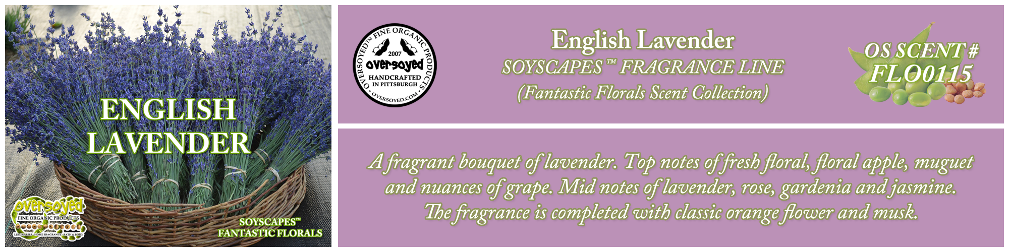 English Lavender Handcrafted Products Collection