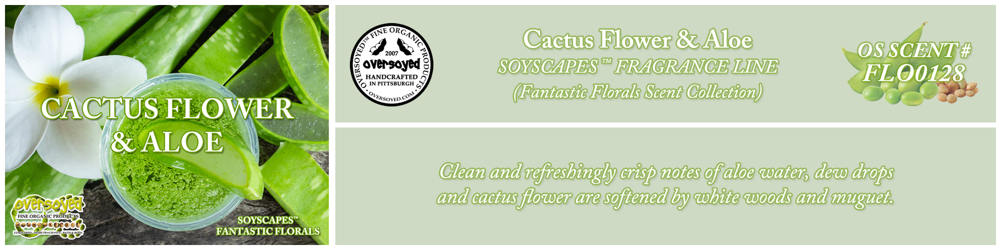 Cactus Flower & Aloe Handcrafted Products Collection