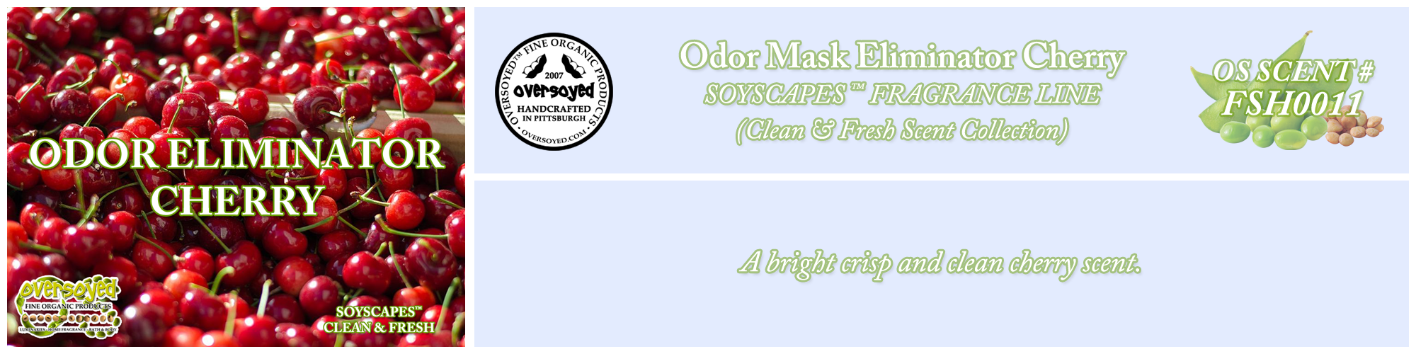 Odor Mask Eliminator Cherry Handcrafted Products Collection