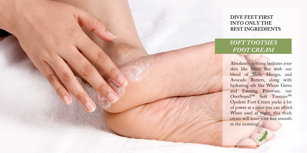 OverSoyed Fine Organic Products - Soft Tootsies™ Opulent Foot Cream