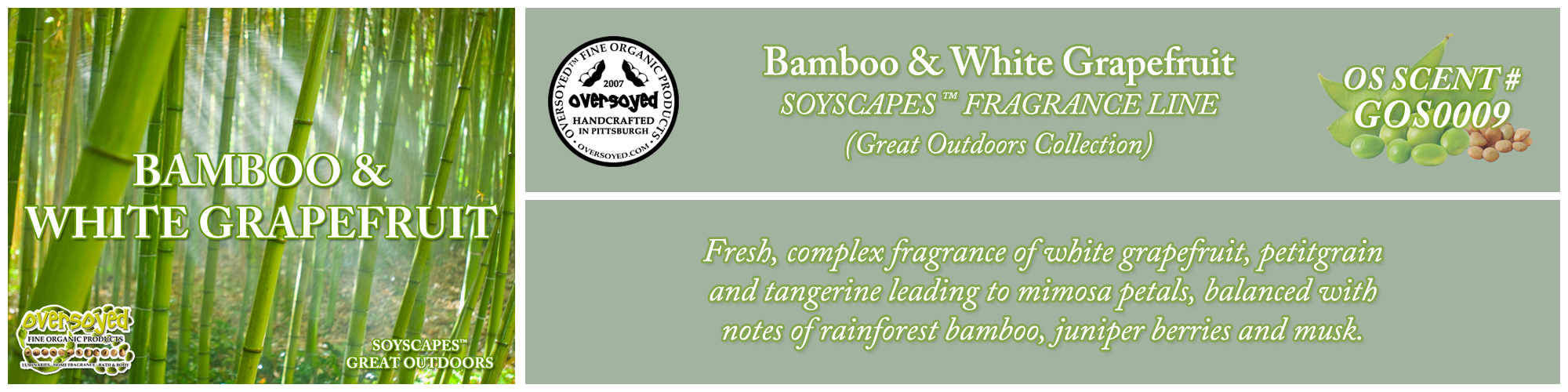 Bamboo & White Grapefruit Handcrafted Products Collection