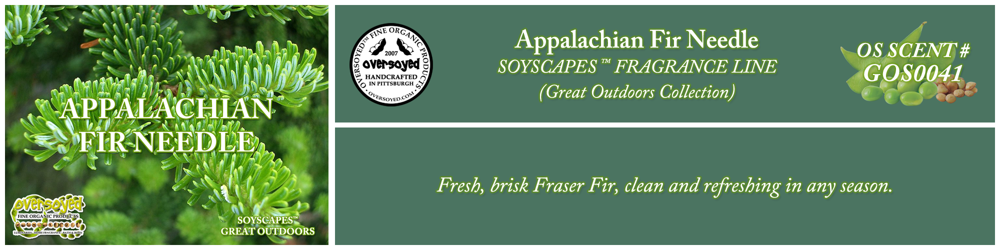 Appalachian Fir Needle Handcrafted Products Collection