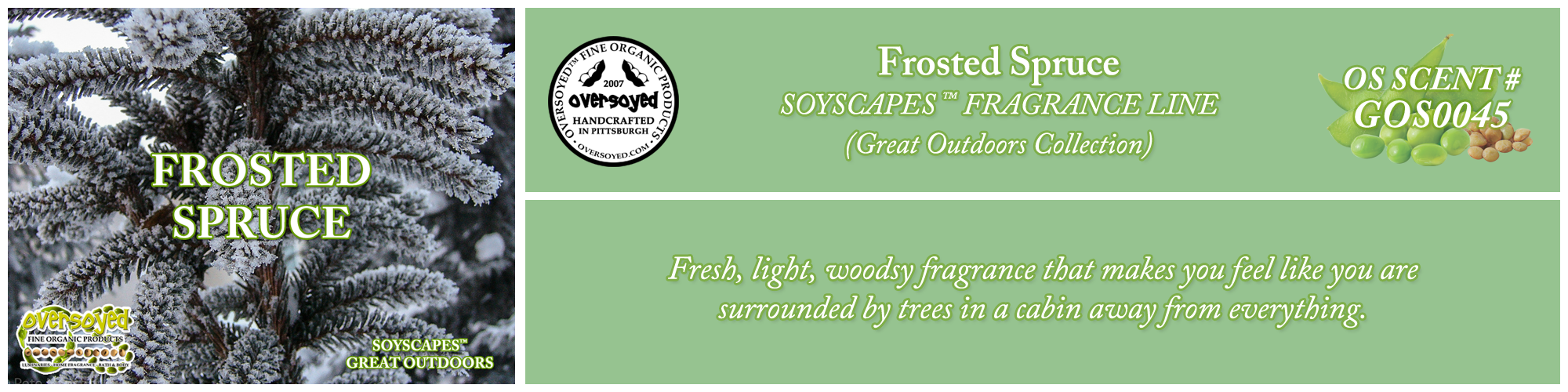 Frosted Spruce Handcrafted Products Collection