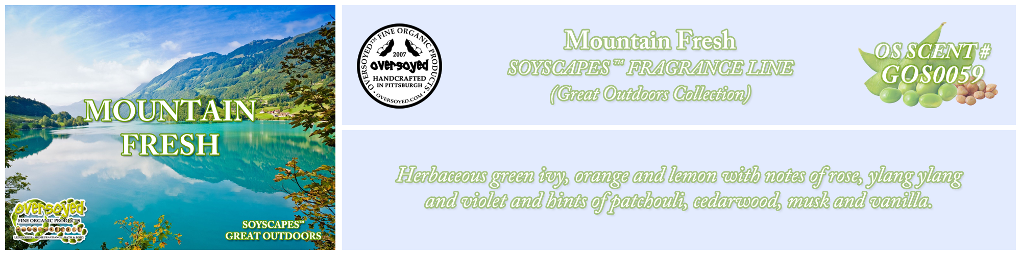 Mountain Fresh Handcrafted Products Collection