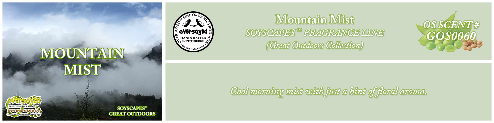 Mountain Mist Handcrafted Products Collection