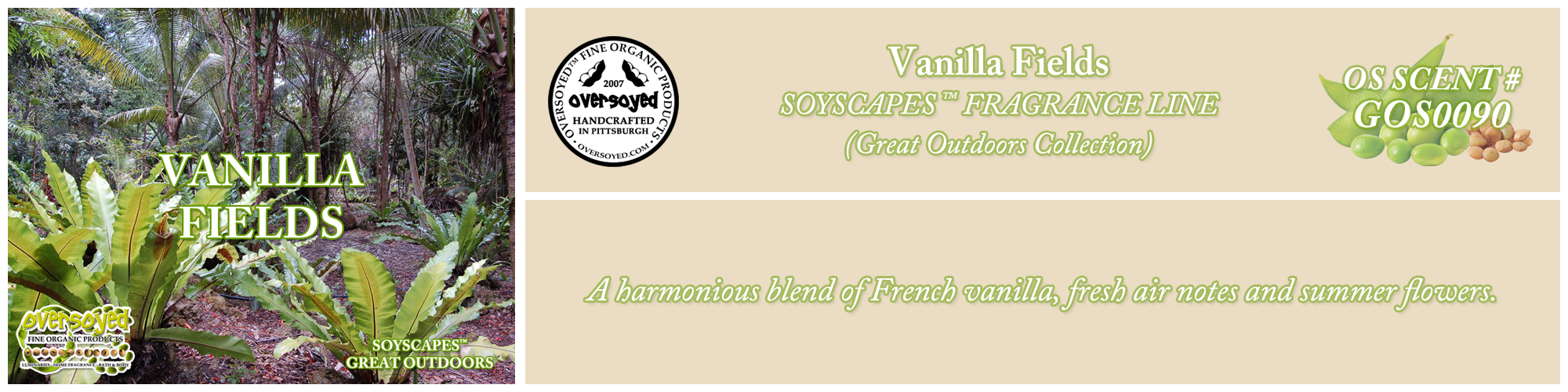 Vanilla Fields Handcrafted Products Collection