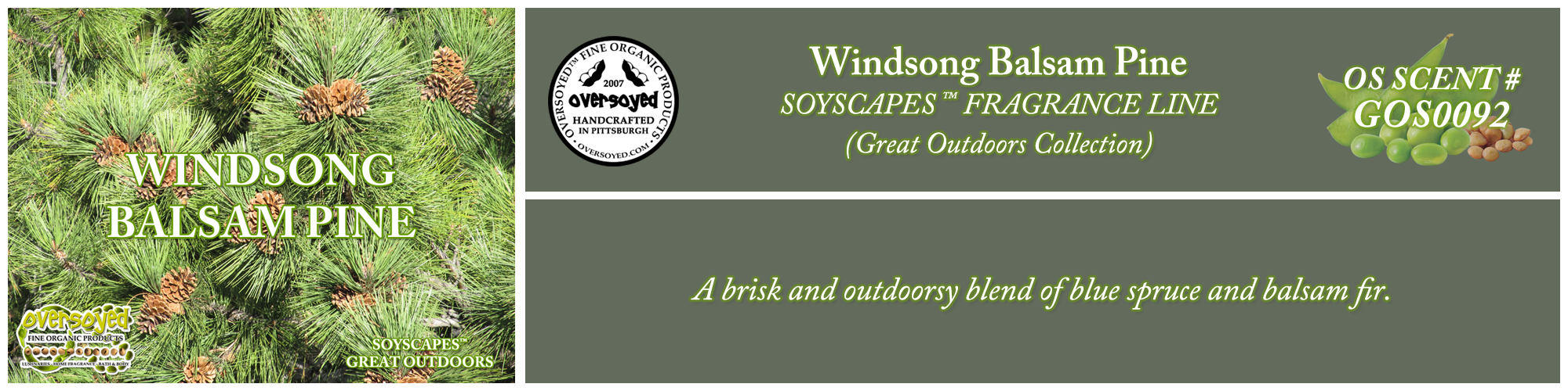 Windsong Balsam Pine Handcrafted Products Collection