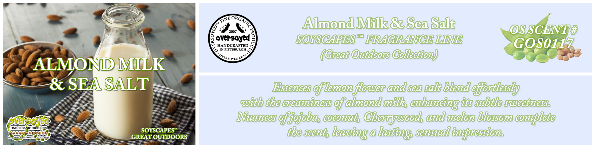 Almond Milk & Sea Salt Handcrafted Products Collection