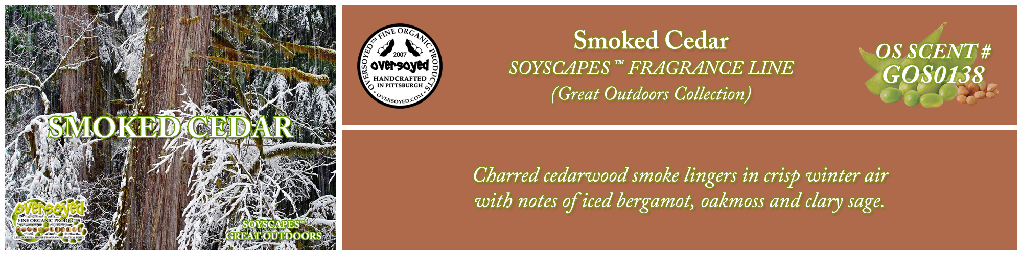 Smoked Cedar Handcrafted Products Collection