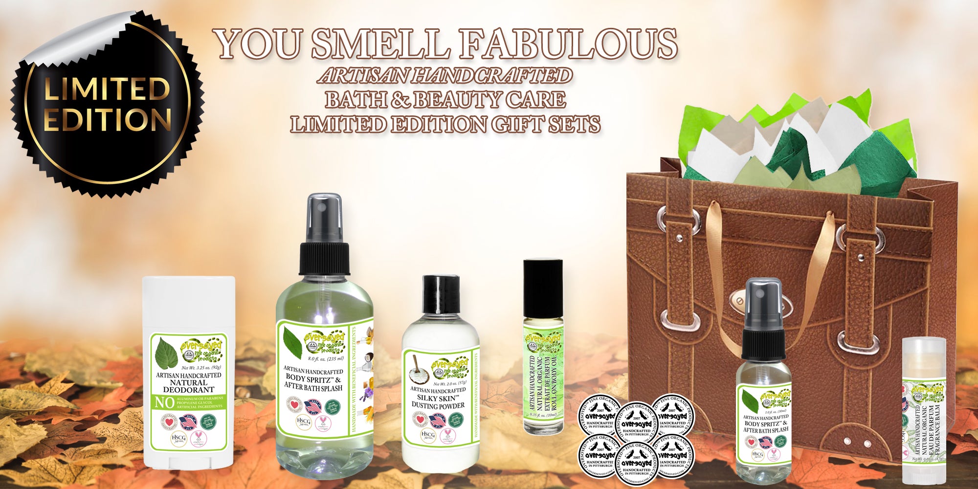 OverSoyed Artisan Handcrafted - You Smell Fabulous Artisan Handcrafted Bath & Beauty Gift Sets