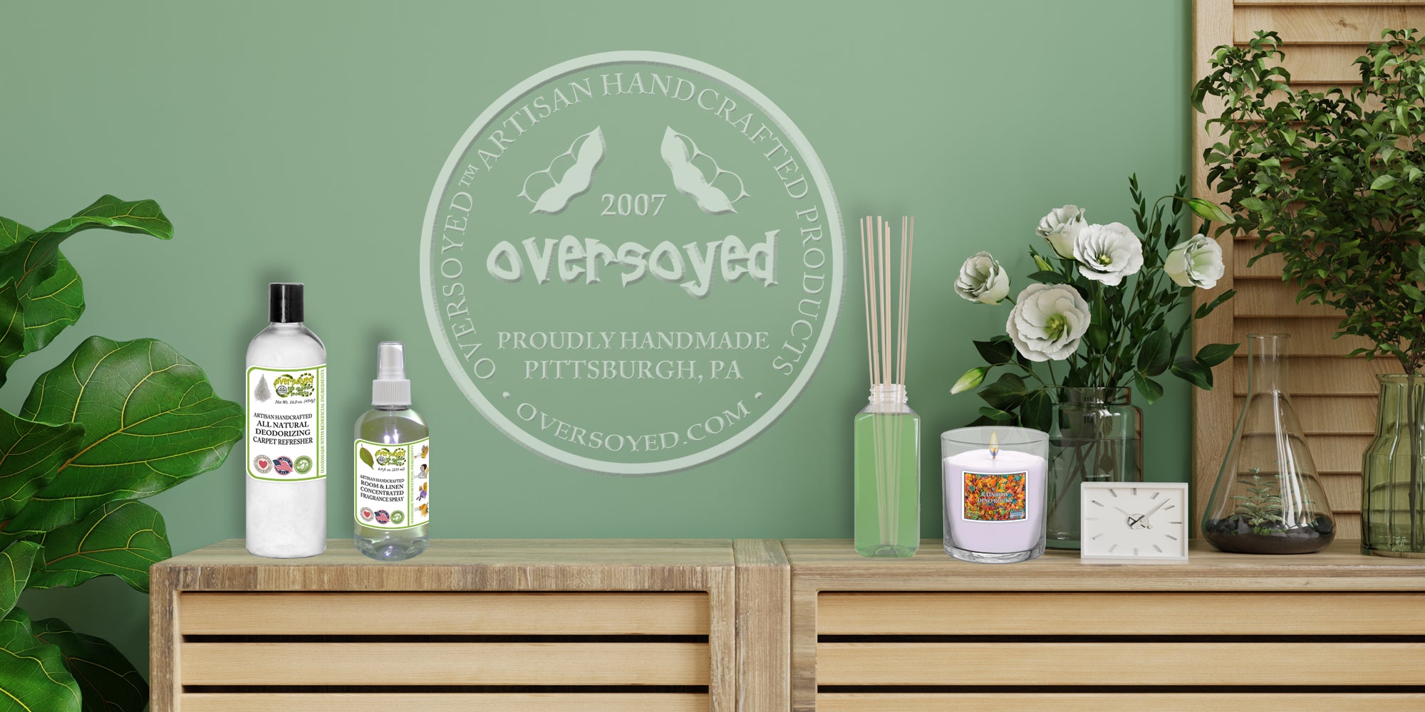 OverSoyed™ Artisan Hand Poured Soy Candles & Home Scentscaping