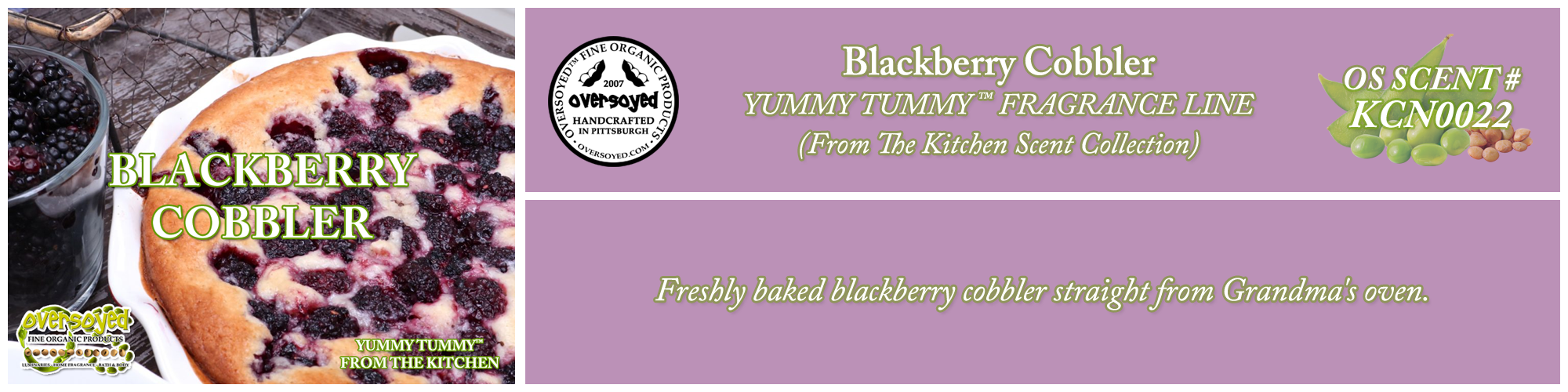 Blackberry Cobbler Handcrafted Products Collection