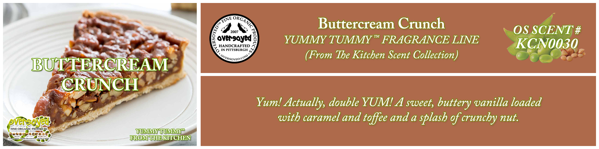 Buttercream Crunch Handcrafted Products Collection