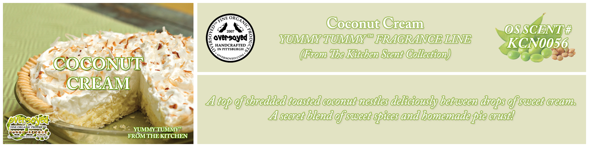 Coconut Cream Handcrafted Products Collection