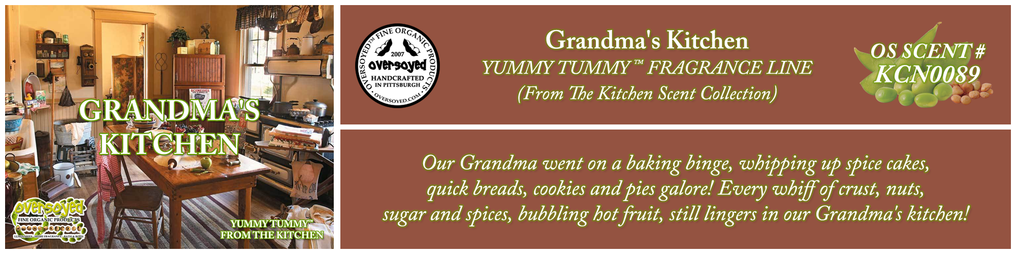Grandma's Kitchen Handcrafted Products Collection