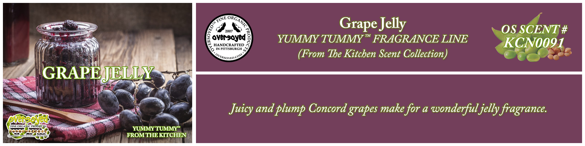 Grape Jelly Handcrafted Products Collection