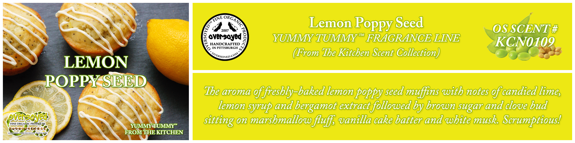 Lemon Poppy Seed Handcrafted Products Collection