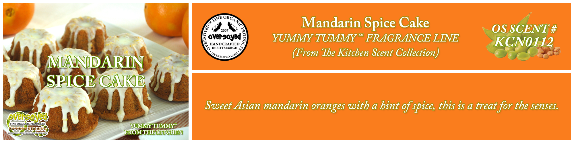 Mandarin Spice Cake Handcrafted Products Collection