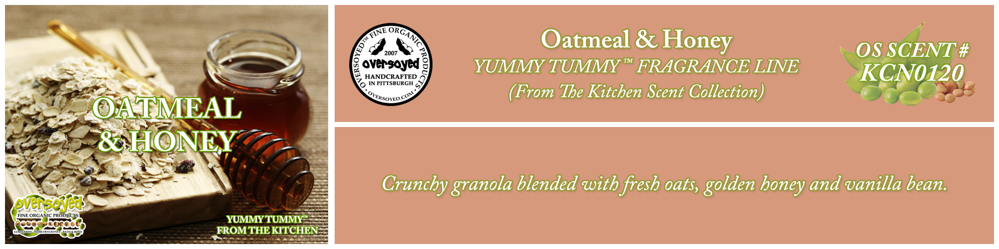 Oatmeal & Honey Handcrafted Products Collection