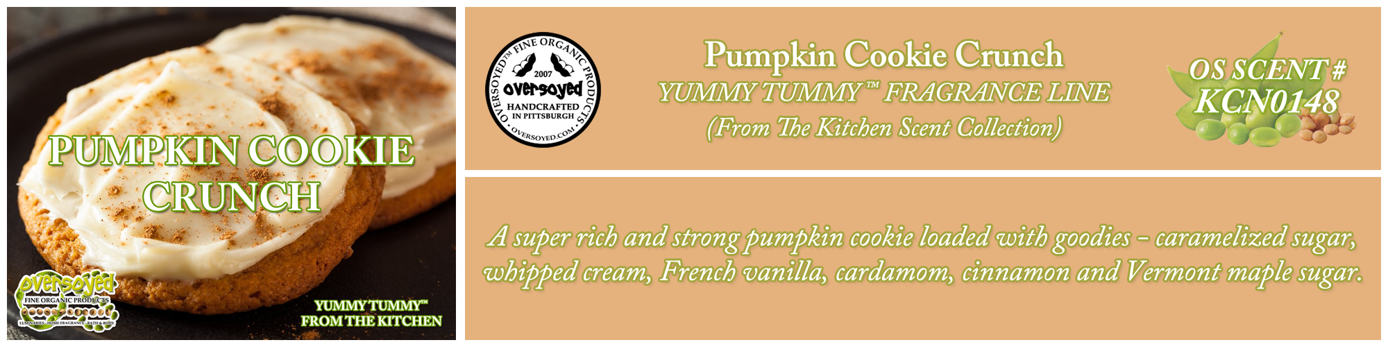Pumpkin Cookie Crunch Handcrafted Products Collection