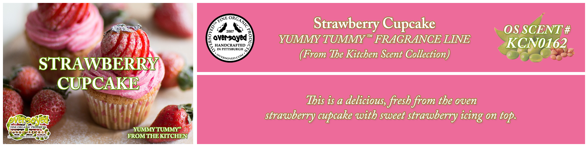 Strawberry Cupcake Handcrafted Products Collection