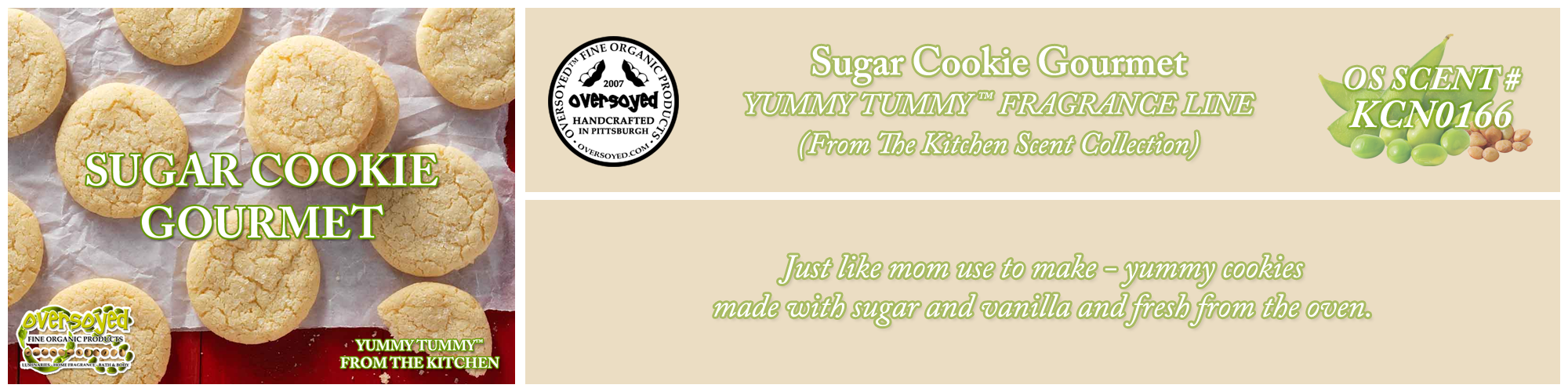 Sugar Cookie Gourmet Handcrafted Products Collection