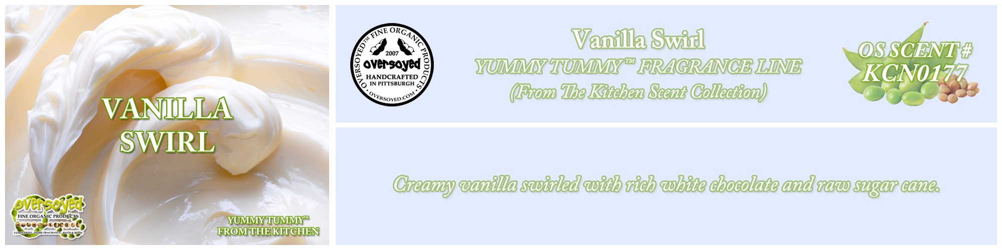 Vanilla Swirl Handcrafted Products Collection