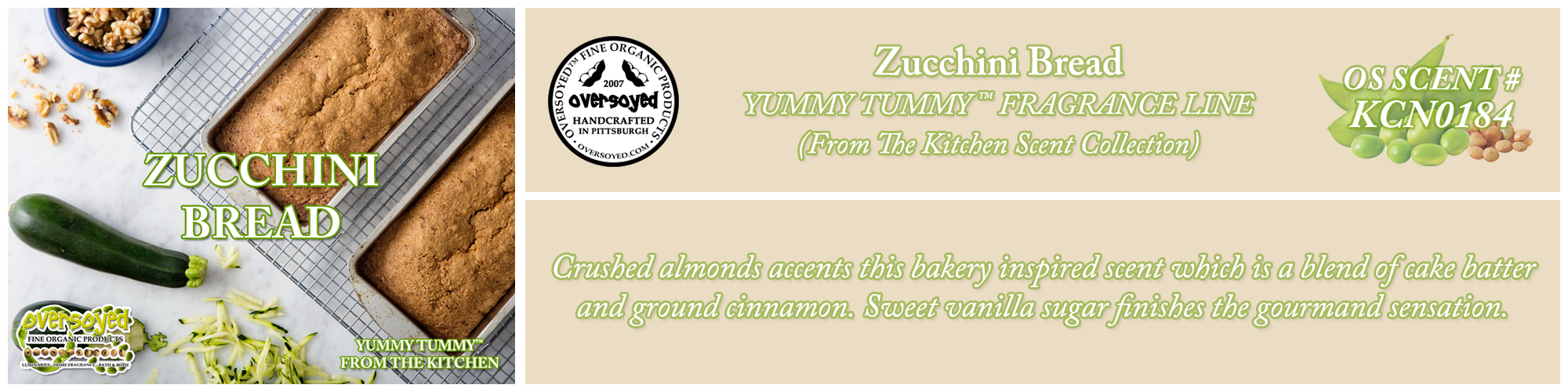 Zucchini Bread Handcrafted Products Collection