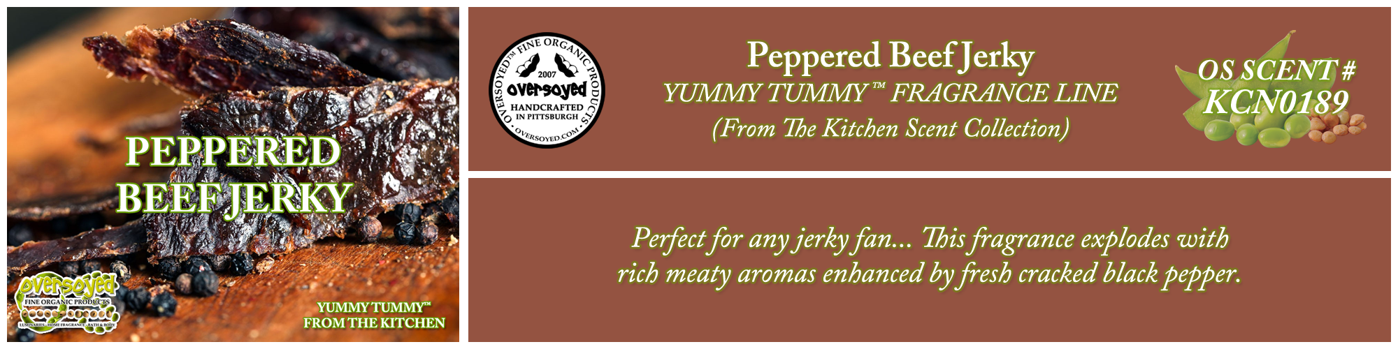 Peppered Beef Jerky Handcrafted Products Collection