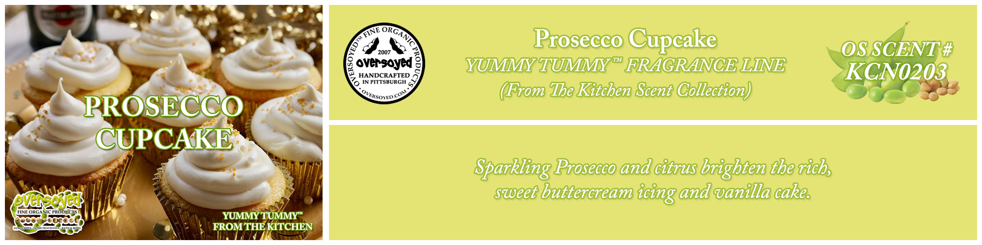 Prosecco Cupcake Handcrafted Products Collection