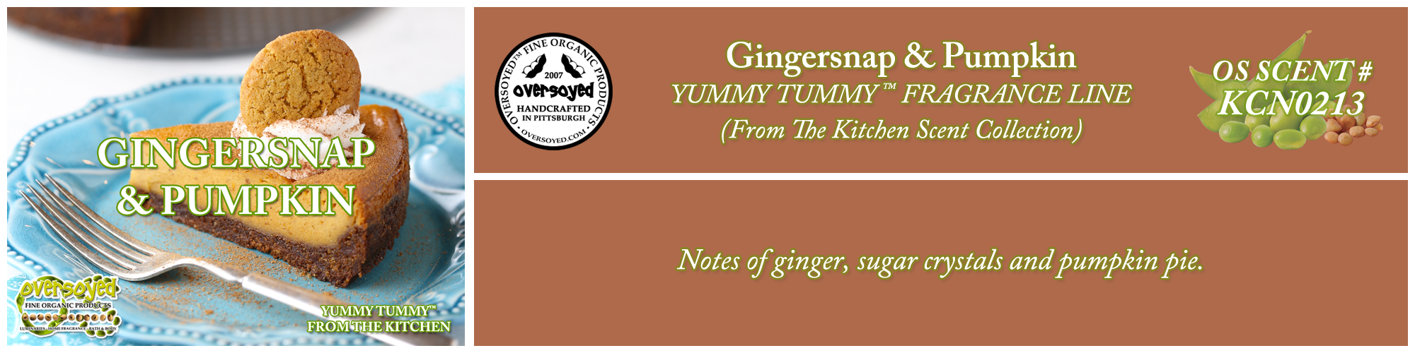 Gingersnap & Pumpkin Handcrafted Products Collection