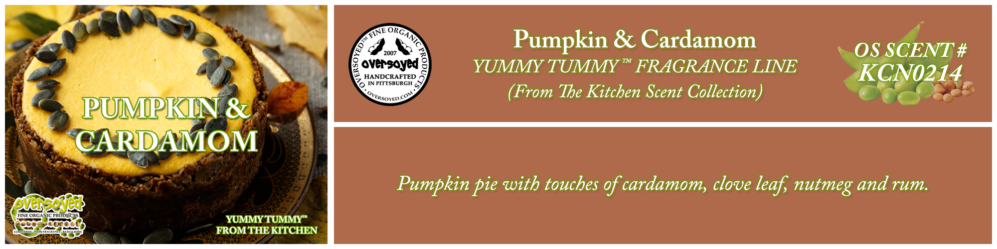 Pumpkin & Cardamom Handcrafted Products Collection