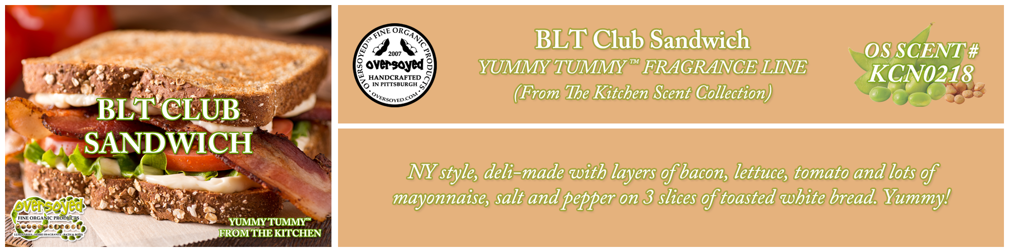 BLT Club Sandwich Handcrafted Products Collection