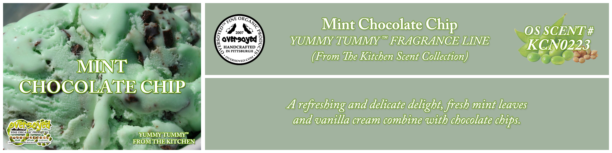 Mint Chocolate Chip Handcrafted Products Collection