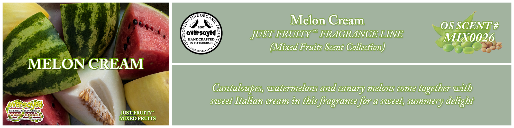 Melon Cream Handcrafted Products Collection
