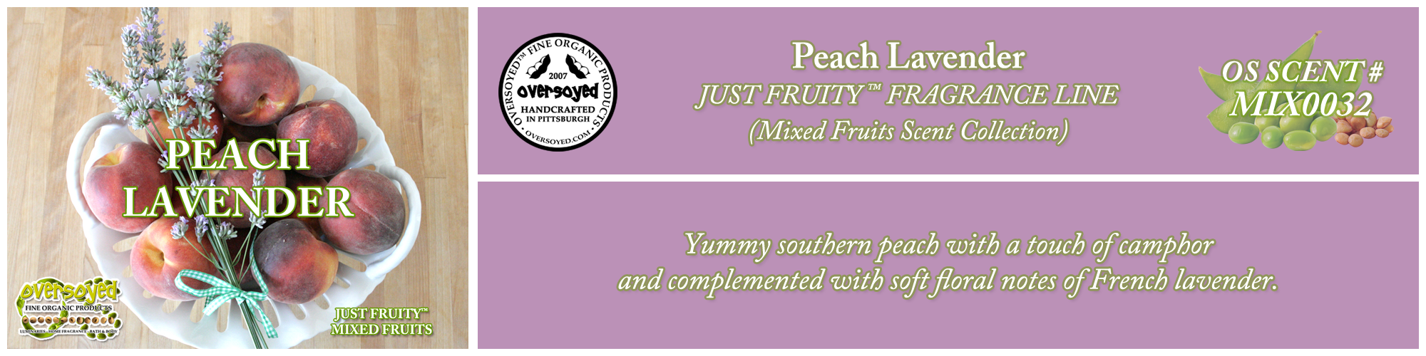 Peach Lavender Handcrafted Products Collection