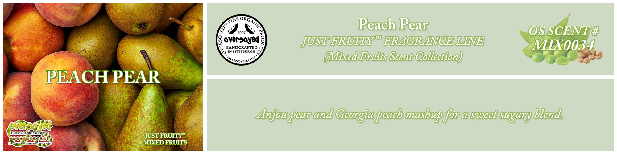 Peach Pear Handcrafted Products Collection