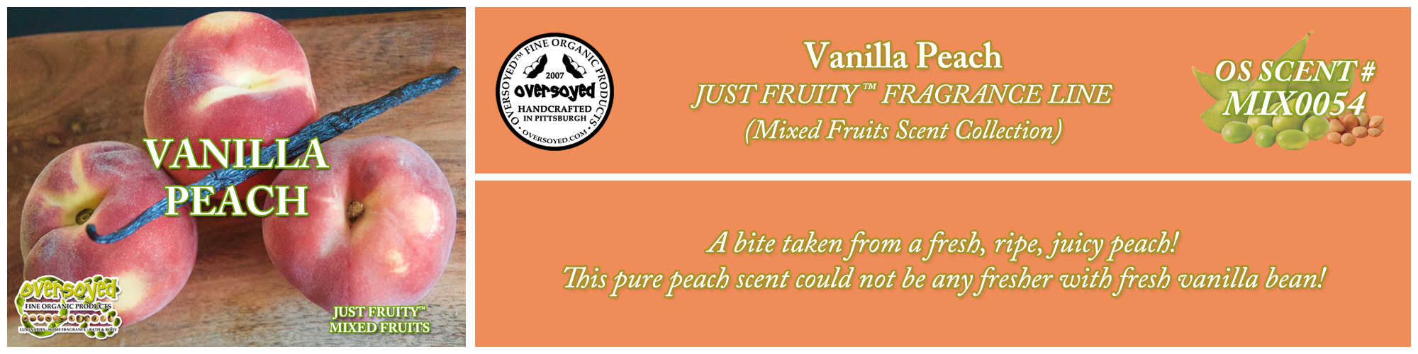 Vanilla Peach Handcrafted Products Collection