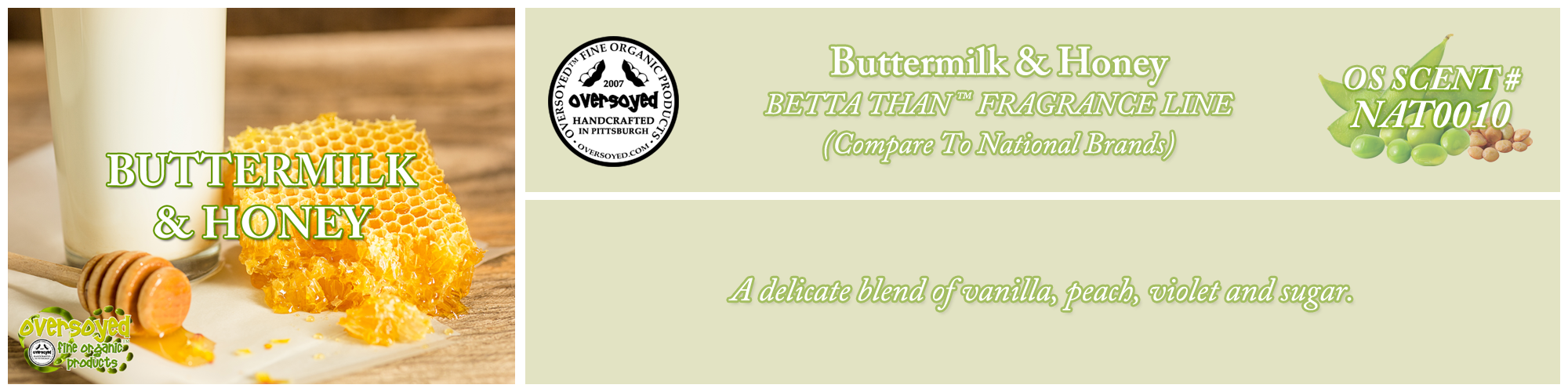 Buttermilk & Honey Handcrafted Products Collection