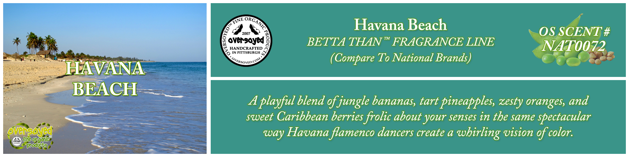 Havana Beach Handcrafted Products Collection