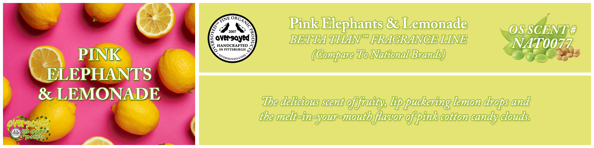 Pink Elephants & Lemonade Handcrafted Products Collection