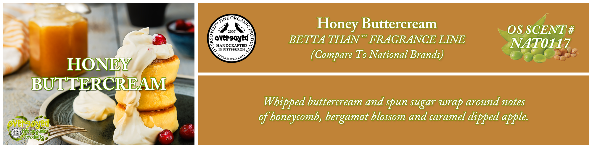 Honey Buttercream Handcrafted Products Collection