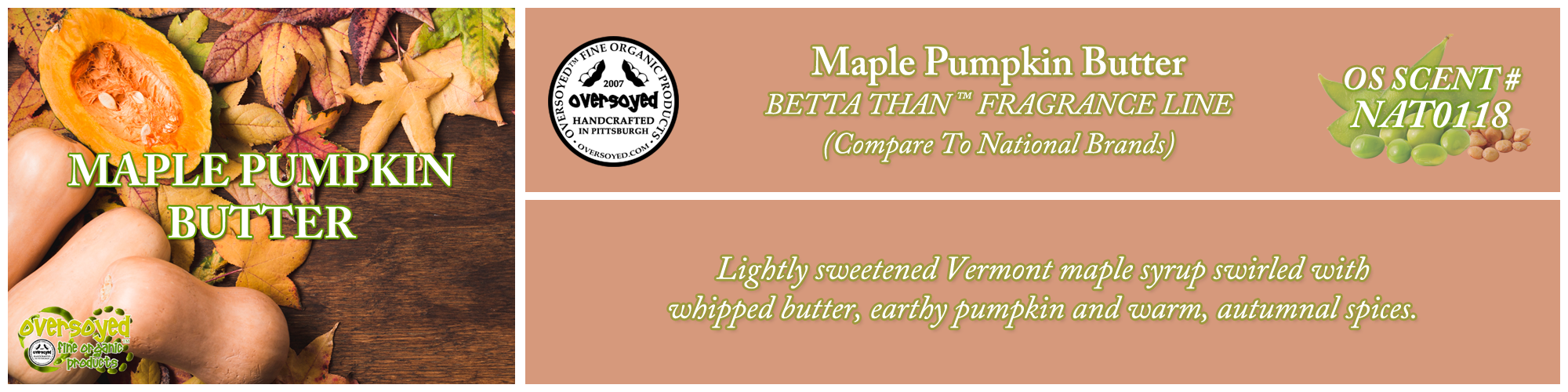 Maple Pumpkin Butter Handcrafted Products Collection