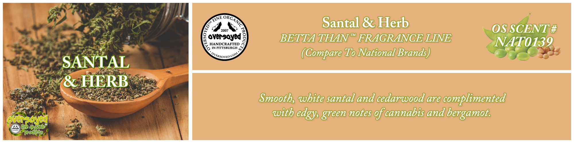 Santal & Herb Handcrafted Products Collection