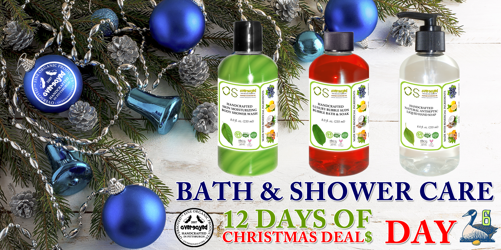 OverSoyed 12 Days of Deals - Day 06 - Bath & Shower Care