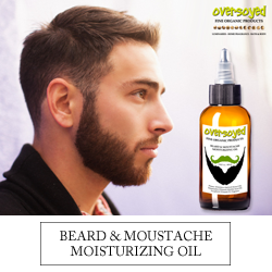 OverSoyed Fine Organic Products - Beard & Moustache Moisturizing Oil