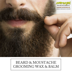 OverSoyed Fine Organic Products - Beard & Moustache Grooming Wax & Balm